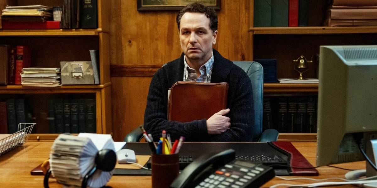 Matthew Rhys as Tom in Widow's Bay