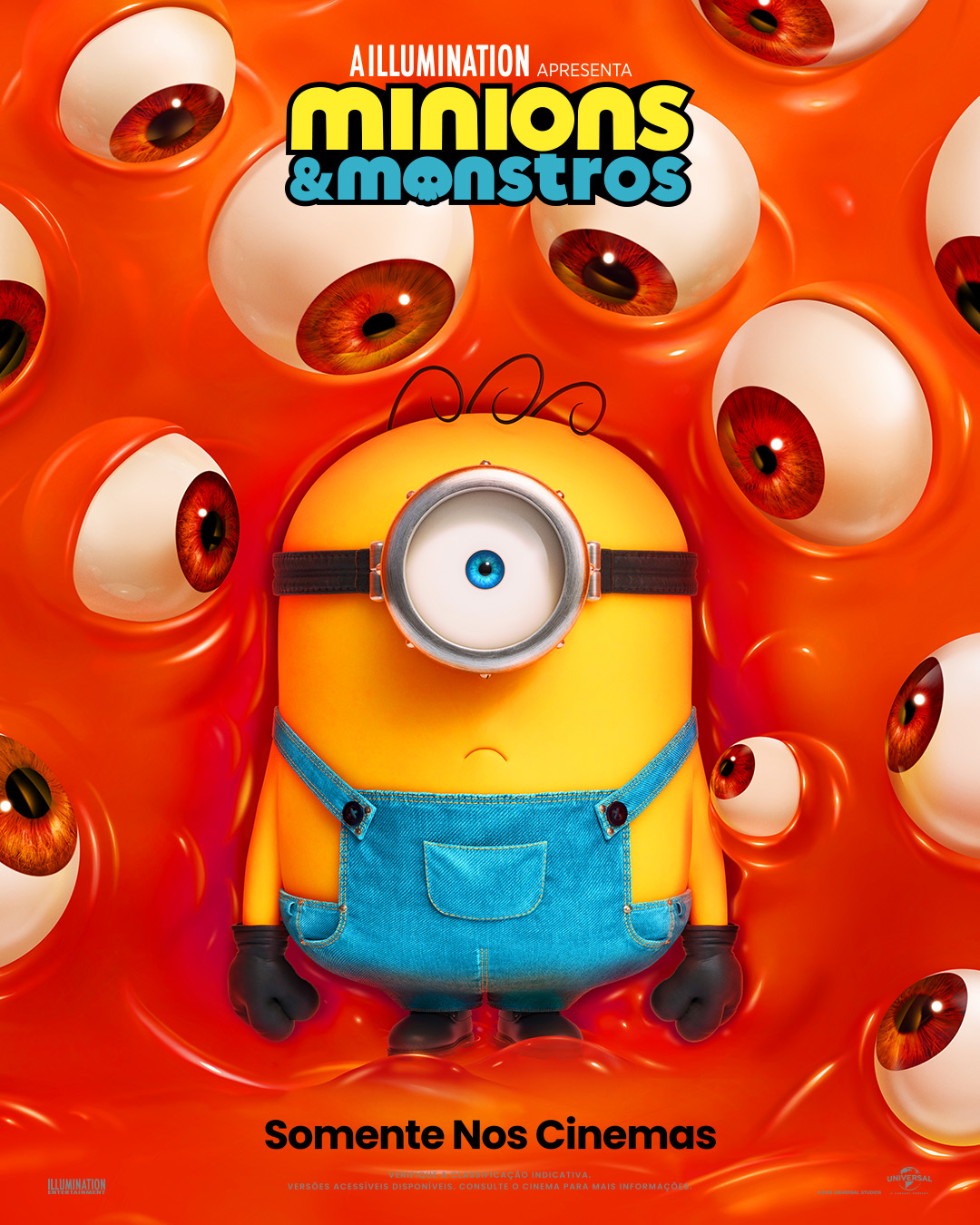 Hollywood vira bagunça em Minions & Monstros — pôster oficial
