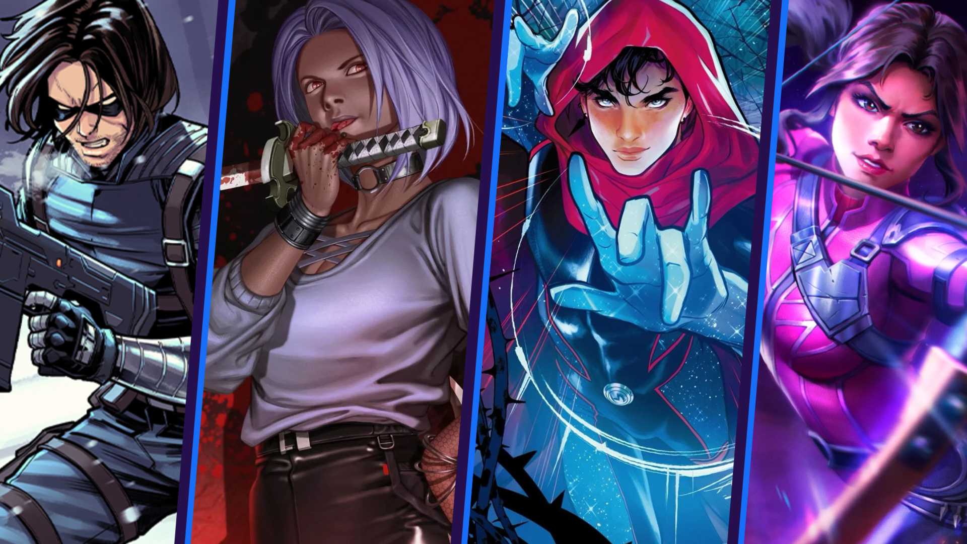 novo time arcane avengers em suas aparências tradicionais