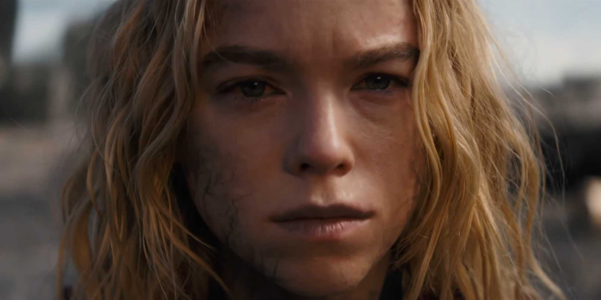 Milly Alcock as Supergirl looking angry in Supergirl.