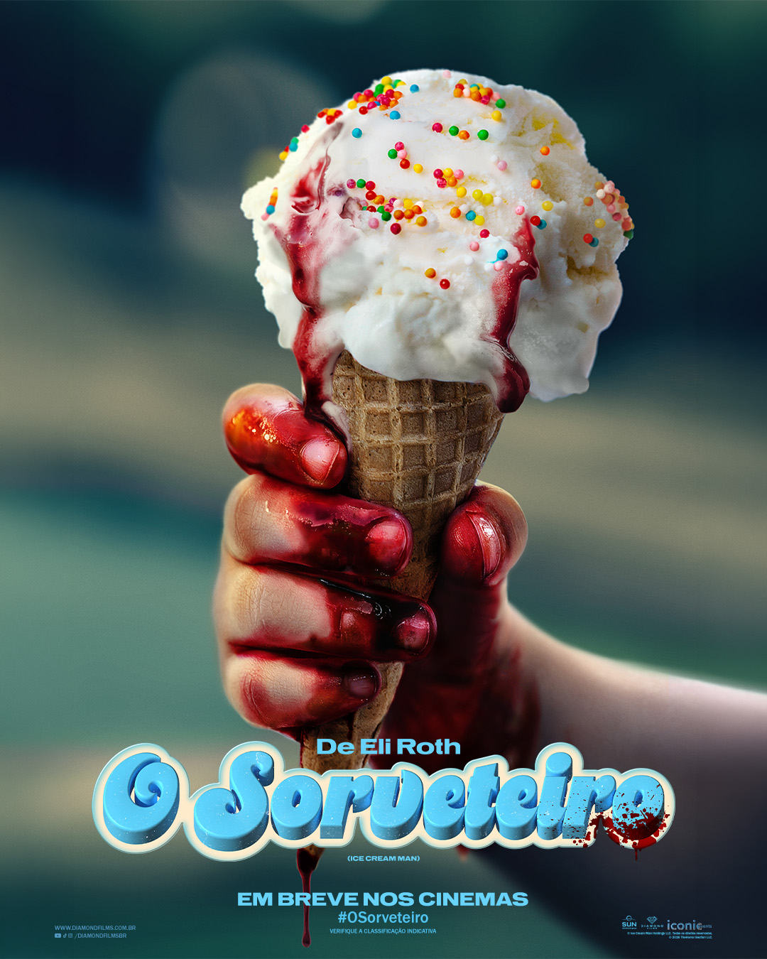 O Sorveteiro ganha data de estreia nos cinemas do Brasil — pôster oficial