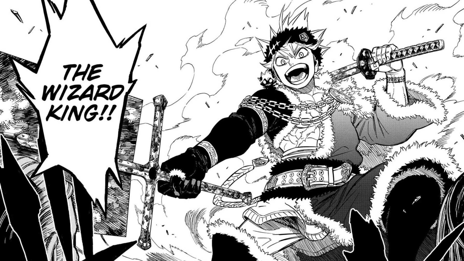 Uma cena do capítulo final de Black Clover