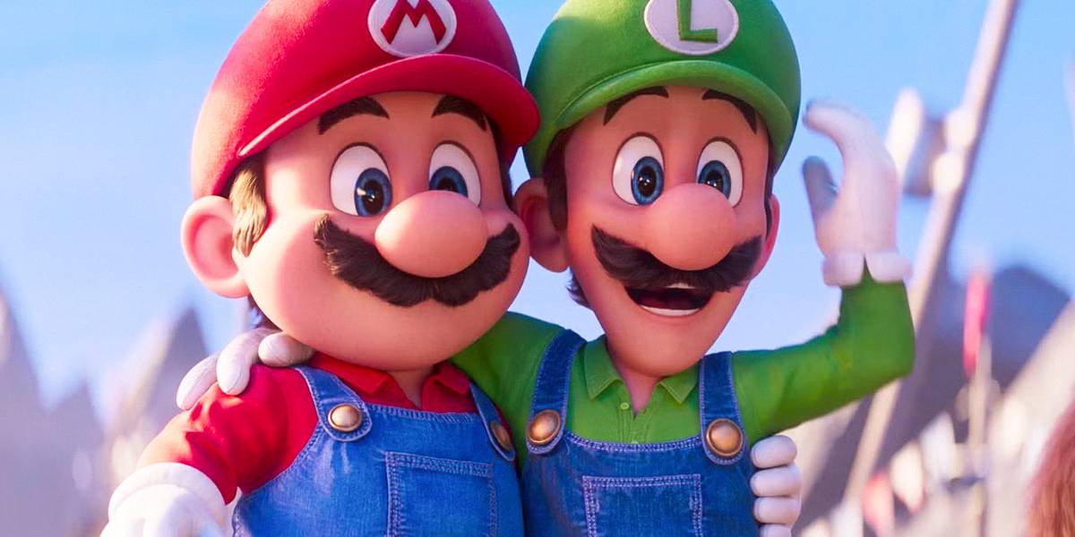 Mario e Luigi em The Super Mario Bros. Movie