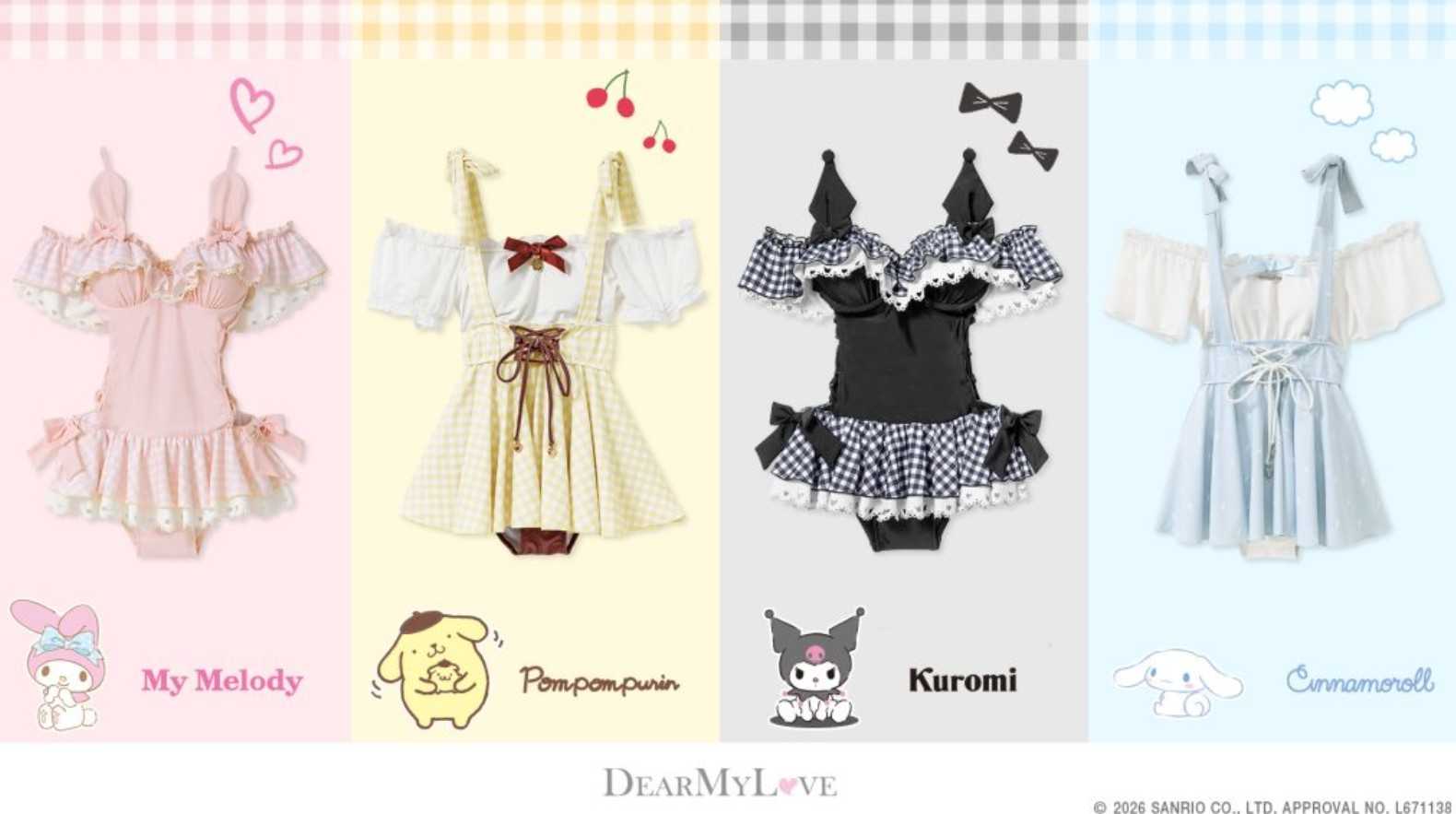 DearMyLove x Sanrio — foto de divulgação