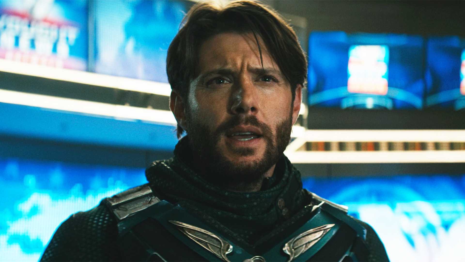 Soldier Boy olhando para Homelander na terceira temporada de The Boys.