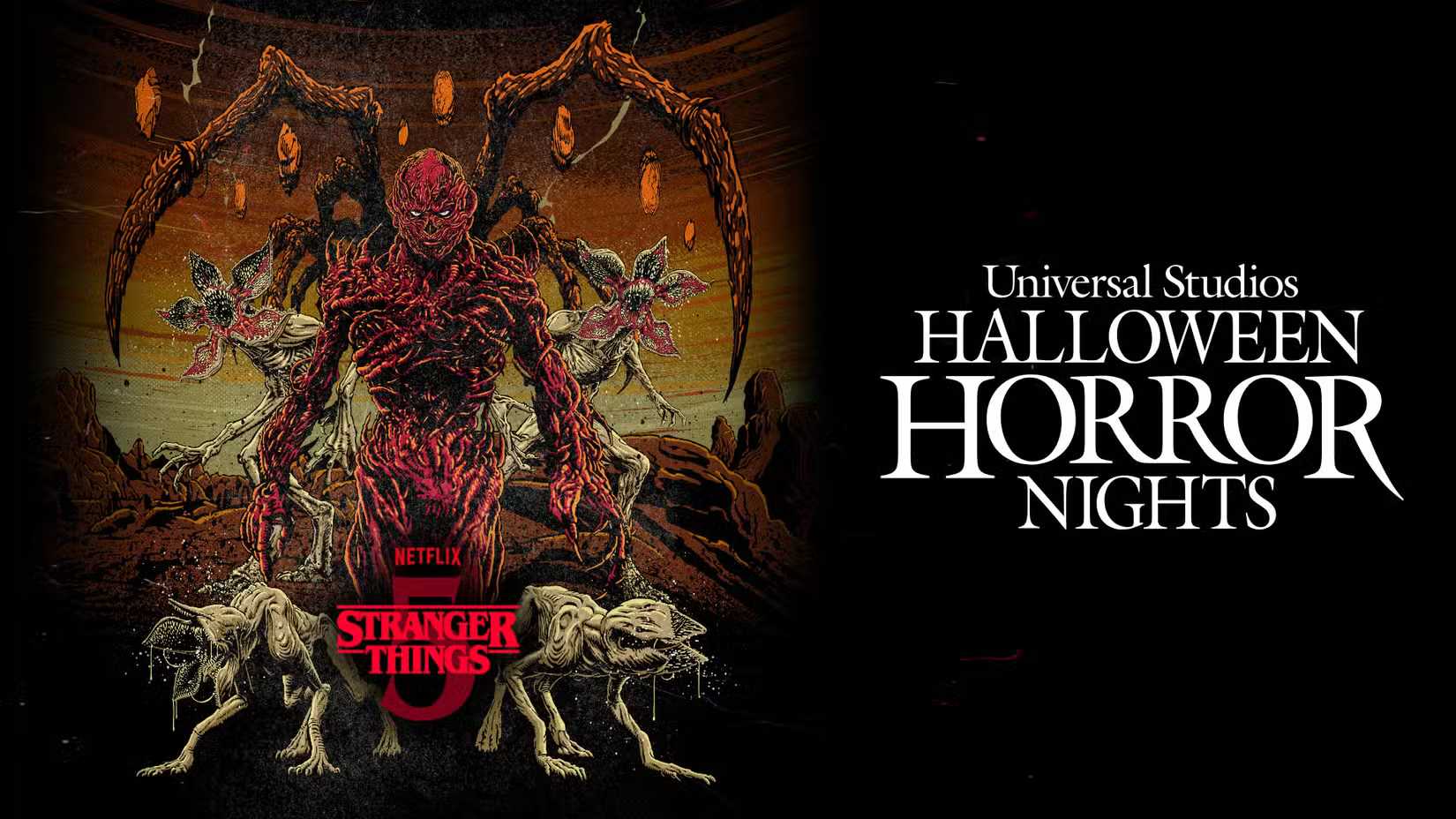 Imagem mostra o cartaz do Universal Studios Halloween Horror Nights