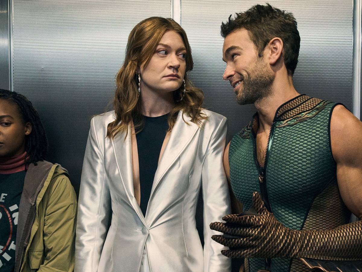 Cena de The Boys com Chace Crawford como The Deep, usada como referência visual ao histórico do ator no Prime Video