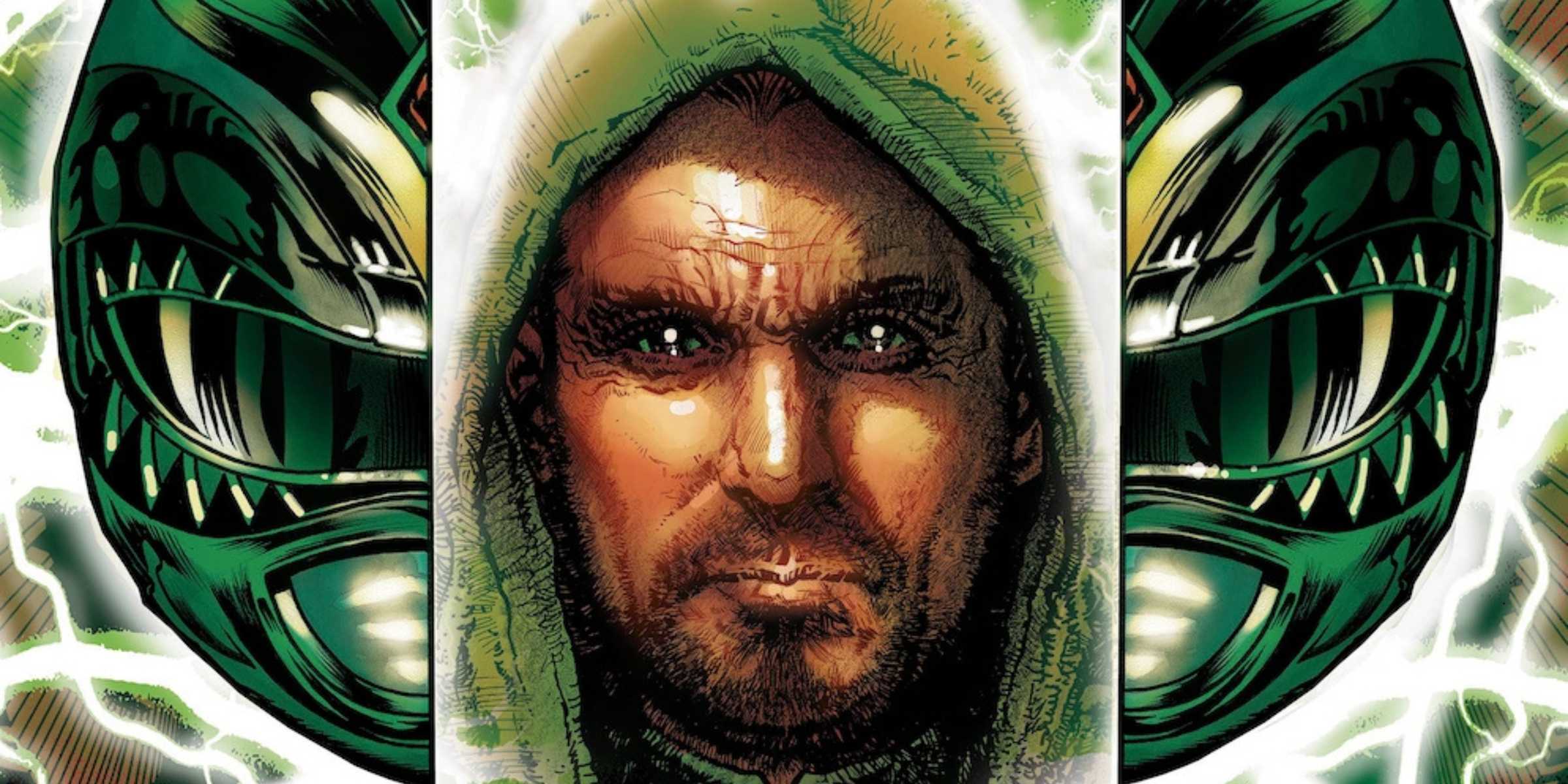 Tommy Oliver na capa de Power Rangers Green