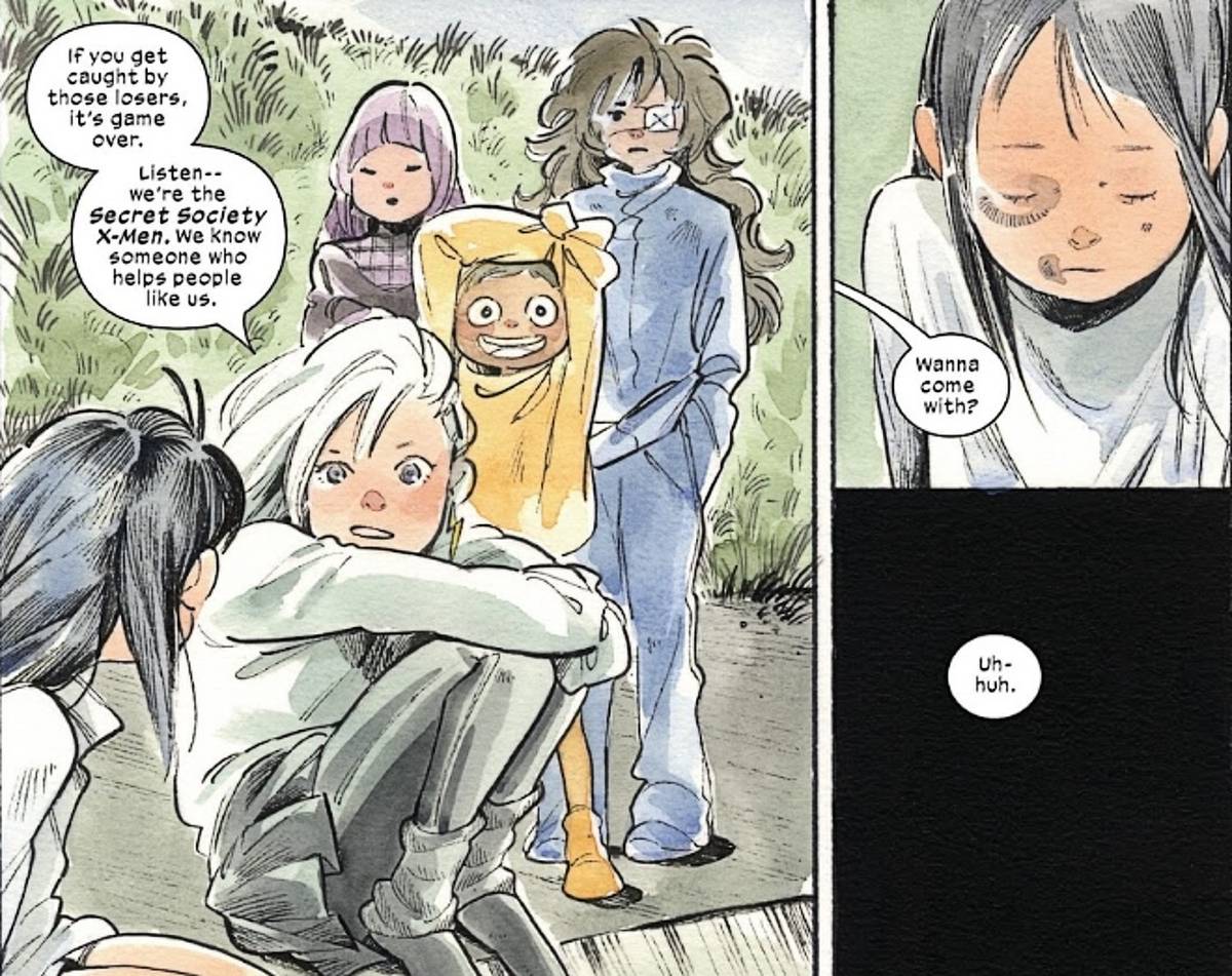 Ultimate Finale #1, Sociedade Secreta dos X-Men de Peach Momoko