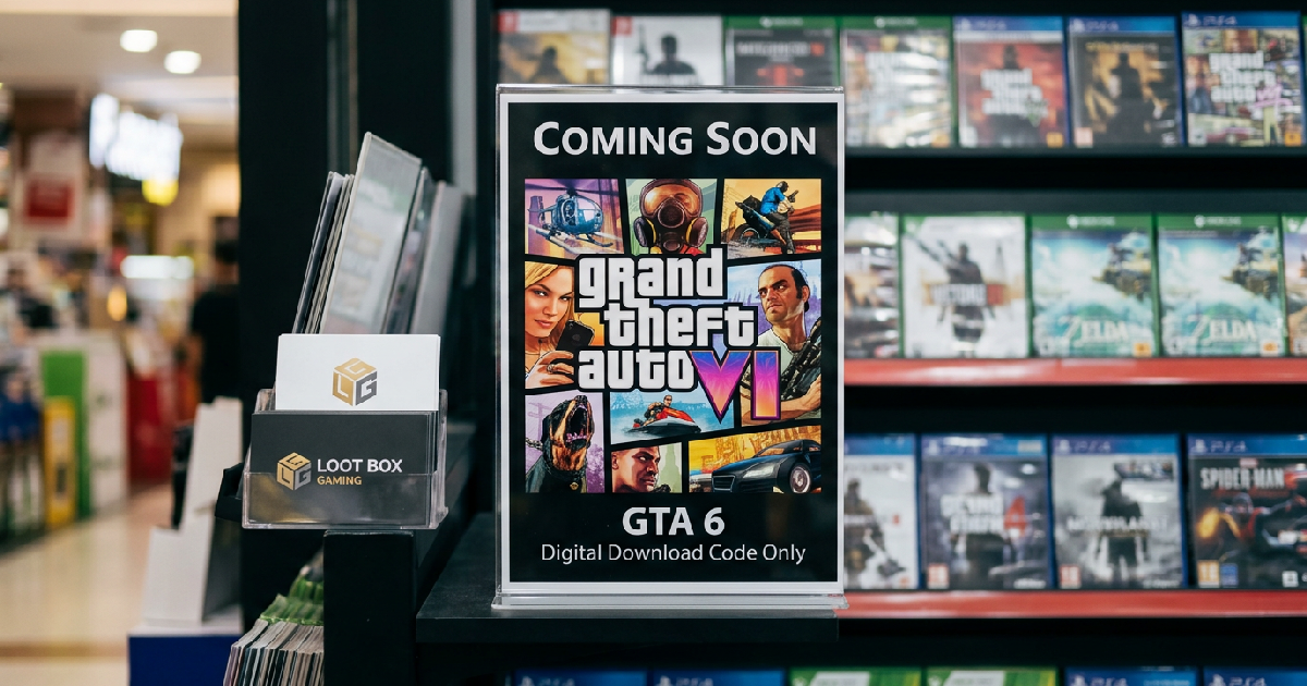 GTA VI vira linha vermelha para lojas de mídia física
