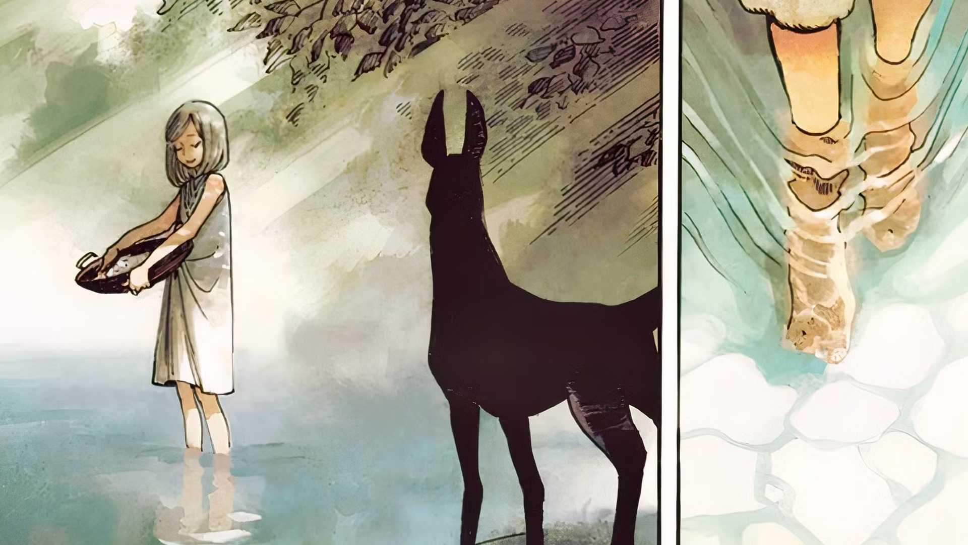 Manga Witch Hat Atelier Coco e o cervo