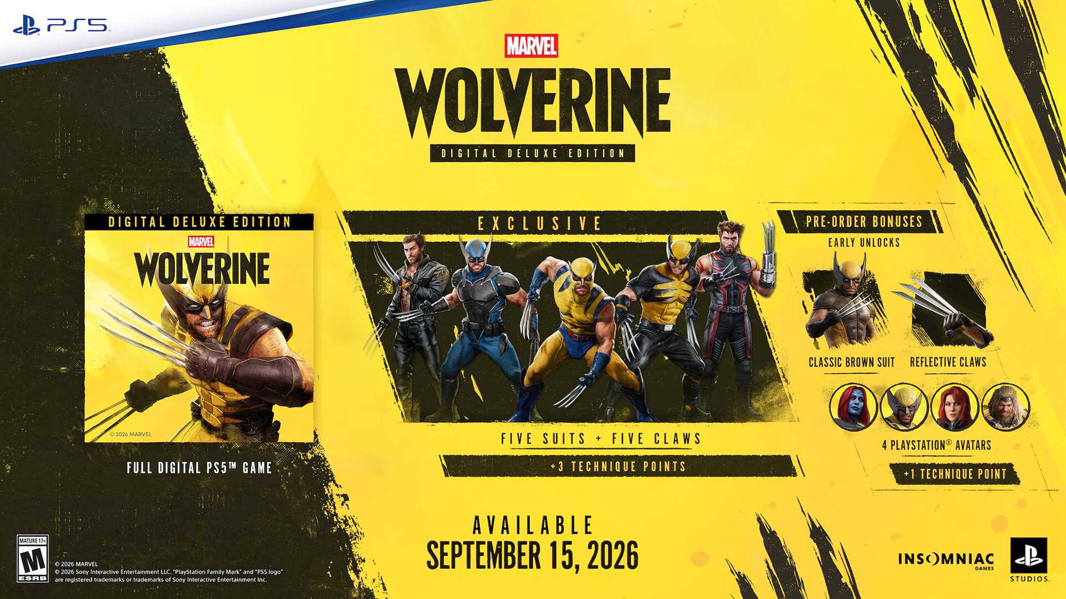 Wolverine Pre Order Content