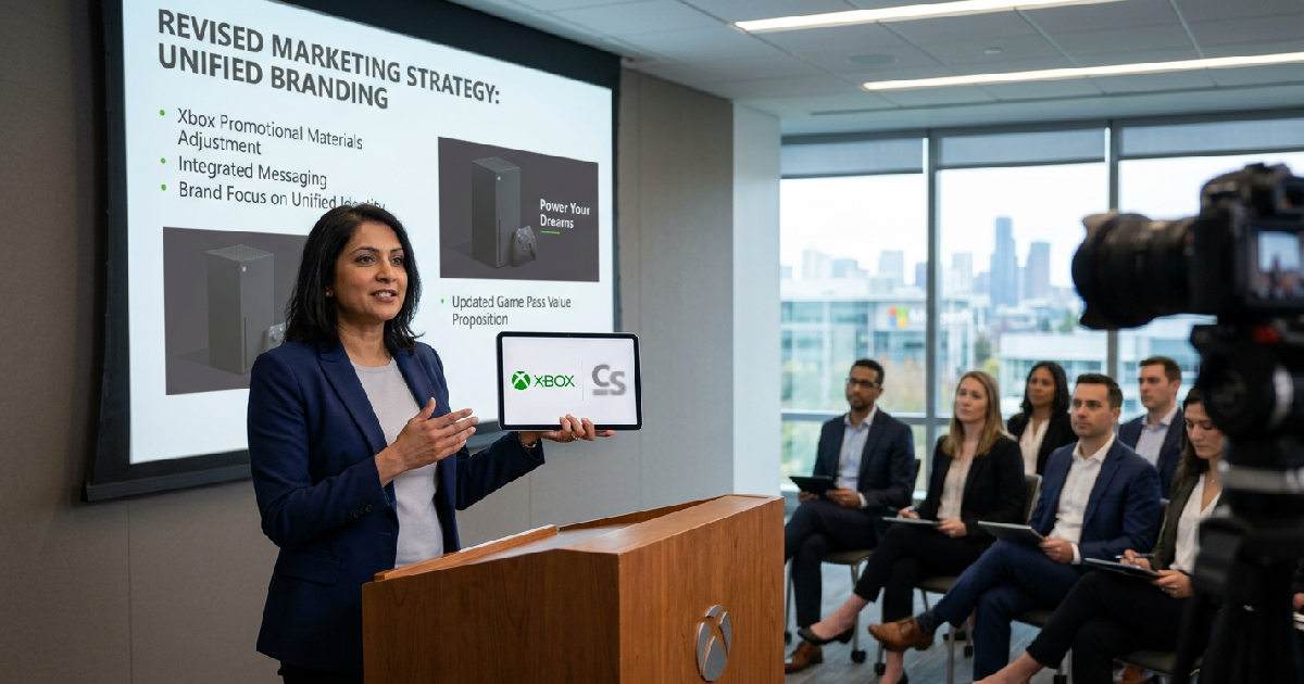 Xbox recua após logos de rivais em campanha