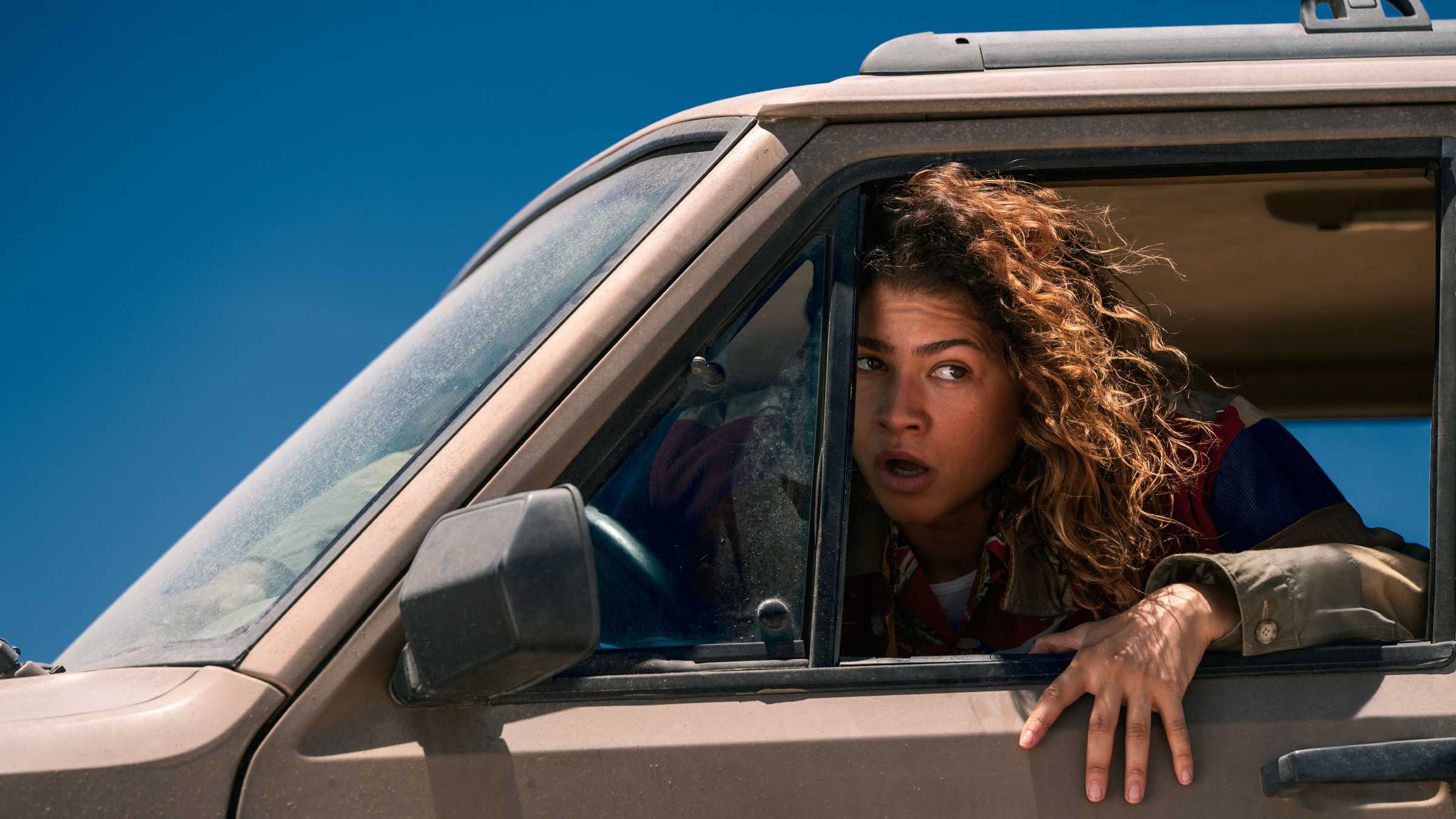Zendaya como Rue Bennett na temporada 3 de Euphoria