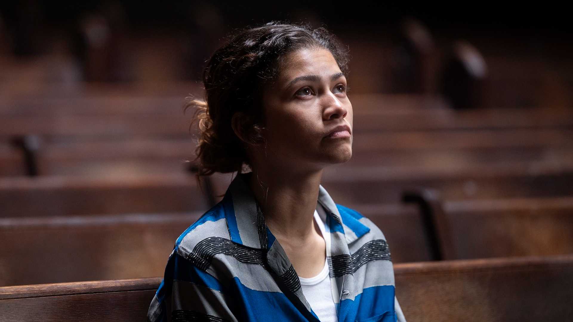 Zendaya como Rue na estreia da terceira temporada de Euphoria