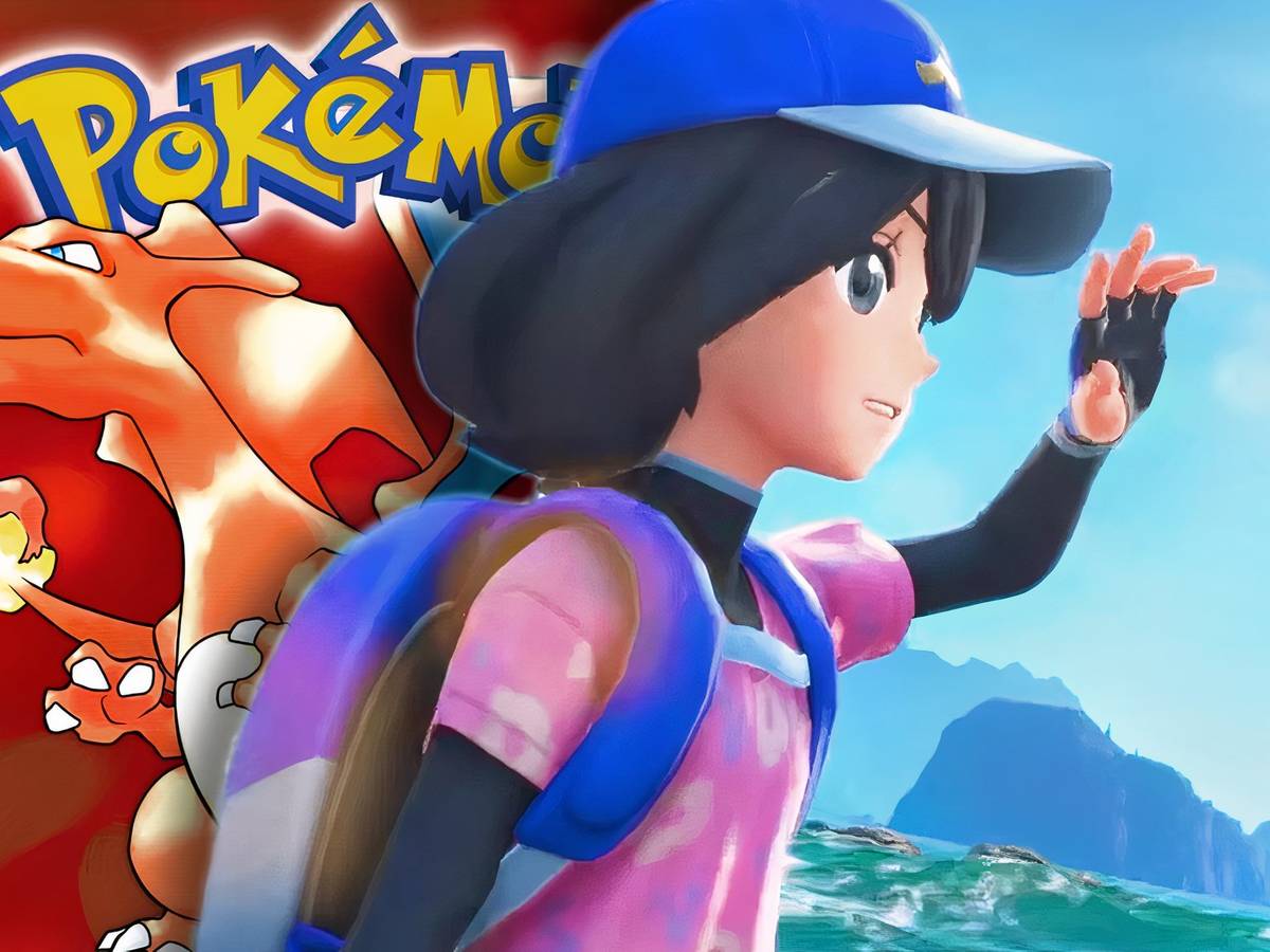 Captura oficial de Pokémon Scarlet and Violet em mundo aberto, usada como comparação para a próxima geração